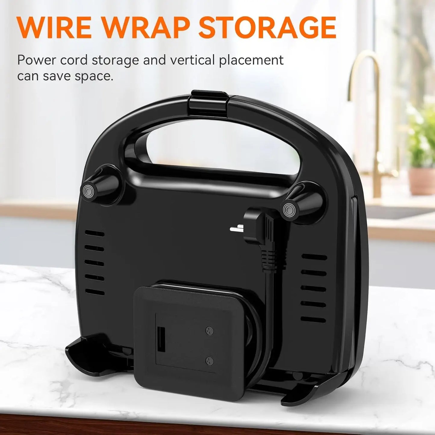 2-Slice Triangle Plate Sandwich Maker