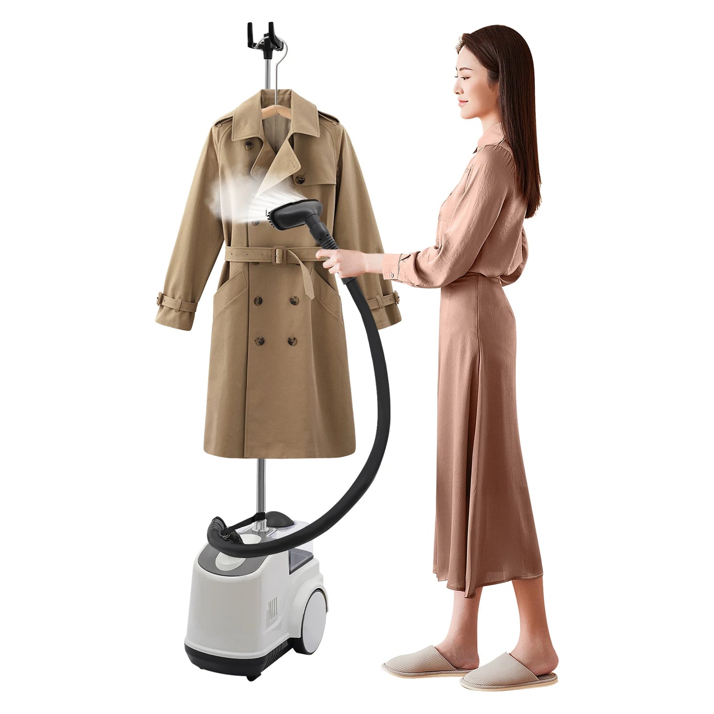 1500W Floor Standing Garment Steamer With Fast Heating