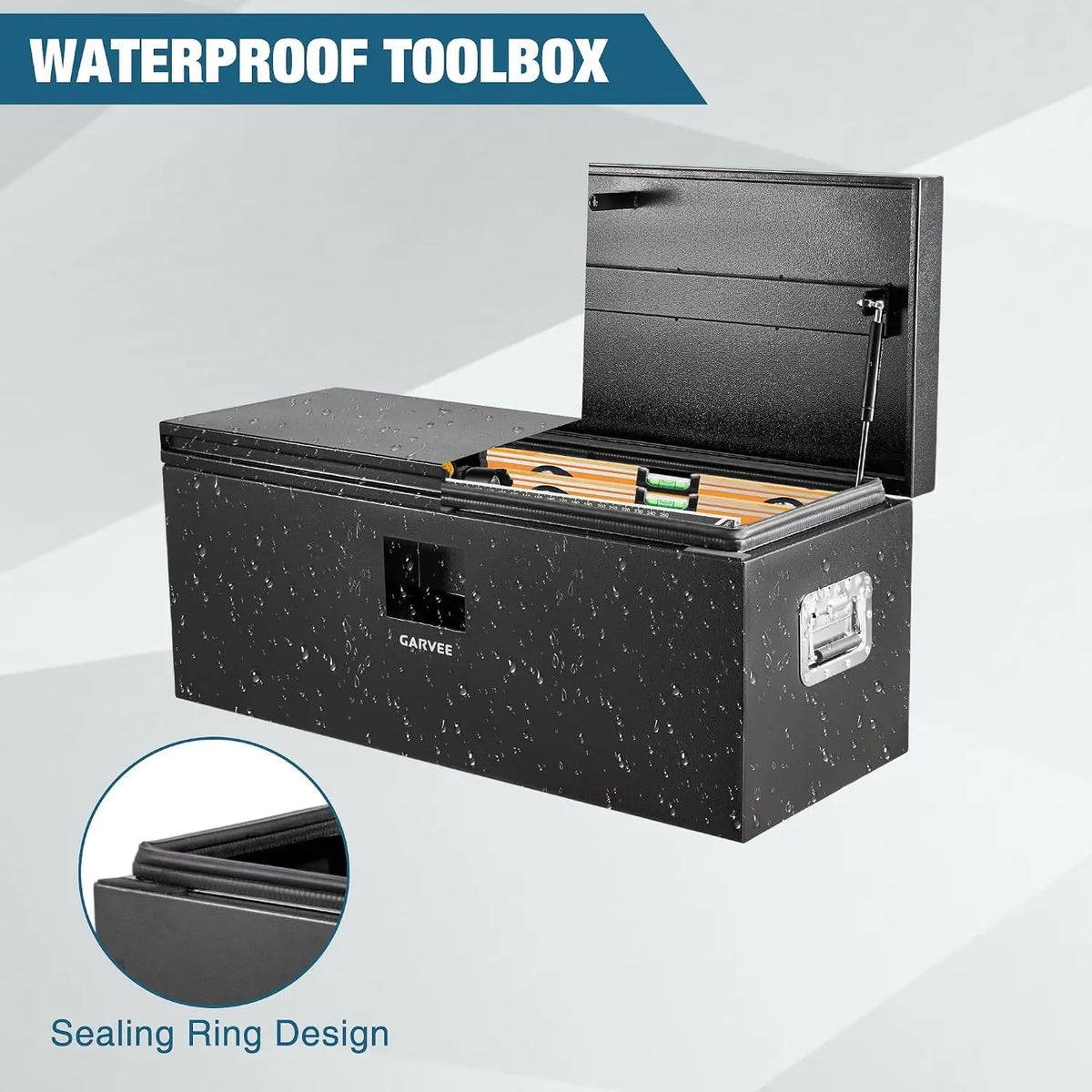 Garvee Steel Truck Bed Tool Box Storage Organizer