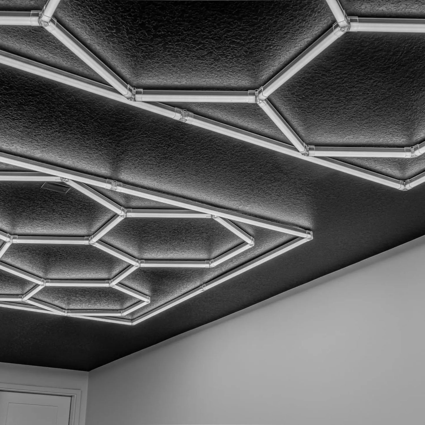 Honeycomb Hex Light .Hexagon LED Lighting for Garage Workshop,  Beauty Station, Office.  Ship from US