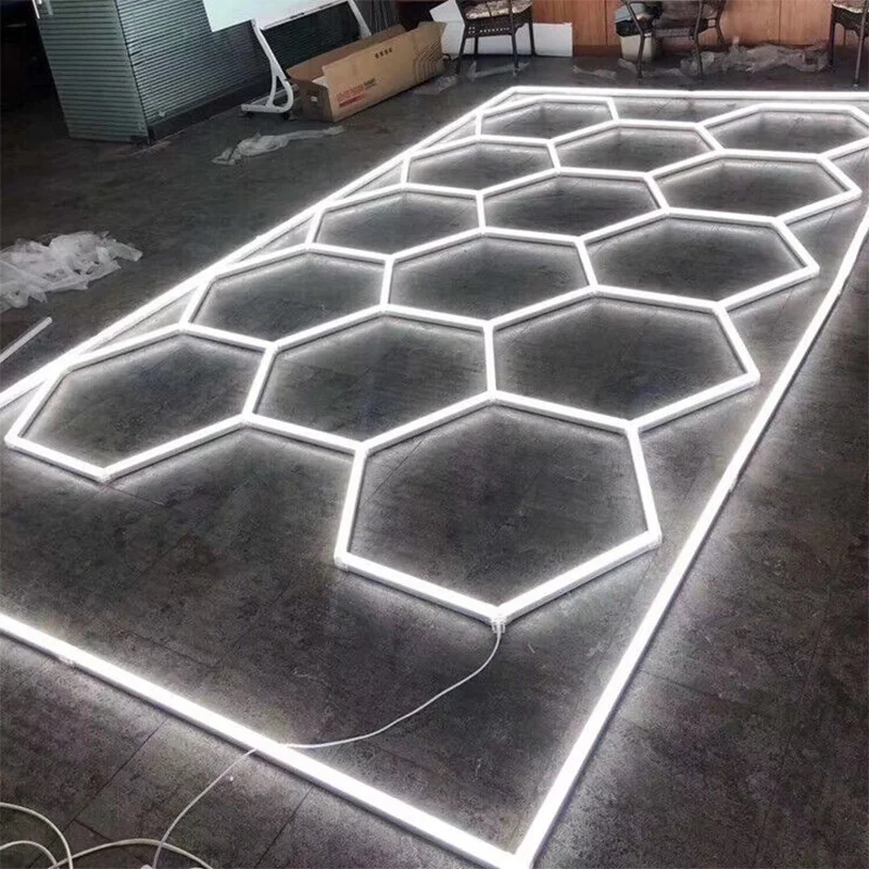 Honeycomb Hex Light .Hexagon LED Lighting for Garage Workshop,  Beauty Station, Office.  Ship from US