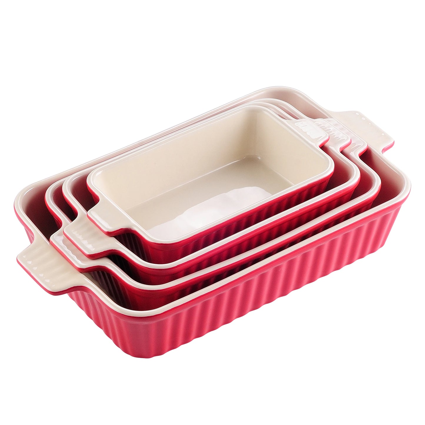 Malacasa Premium Ceramic Baking Dish Set