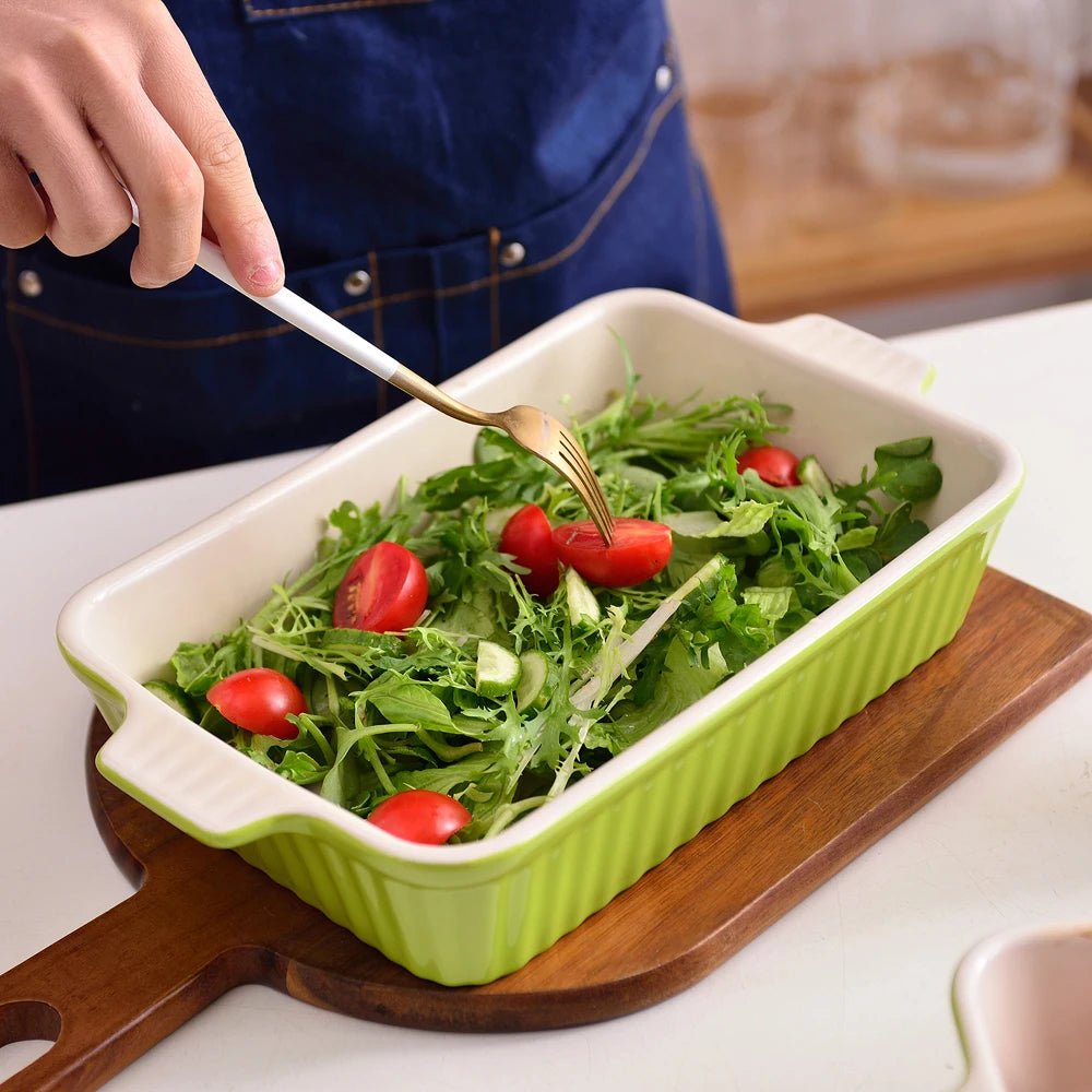 Malacasa Premium Ceramic Baking Dish Set