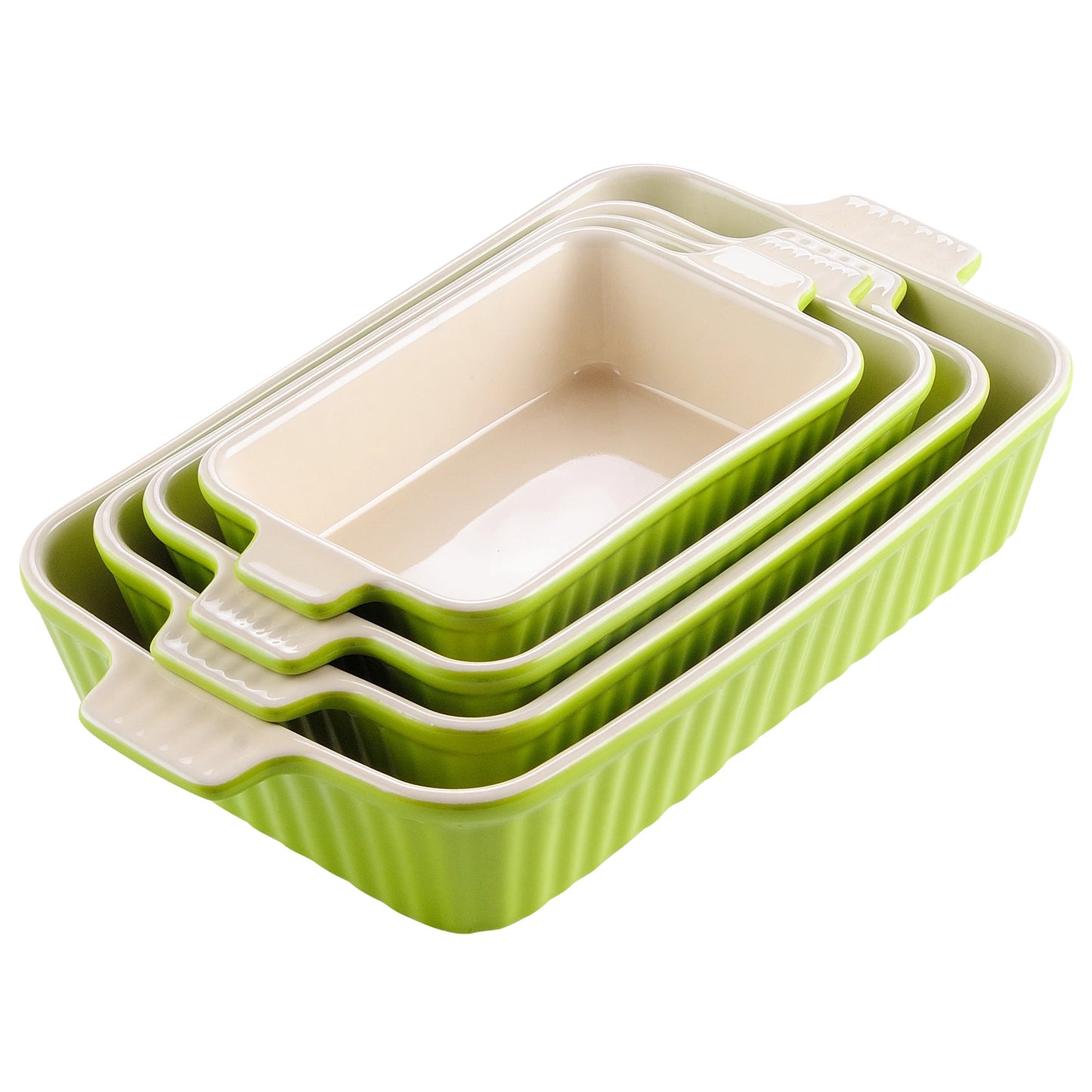 Malacasa Premium Ceramic Baking Dish Set