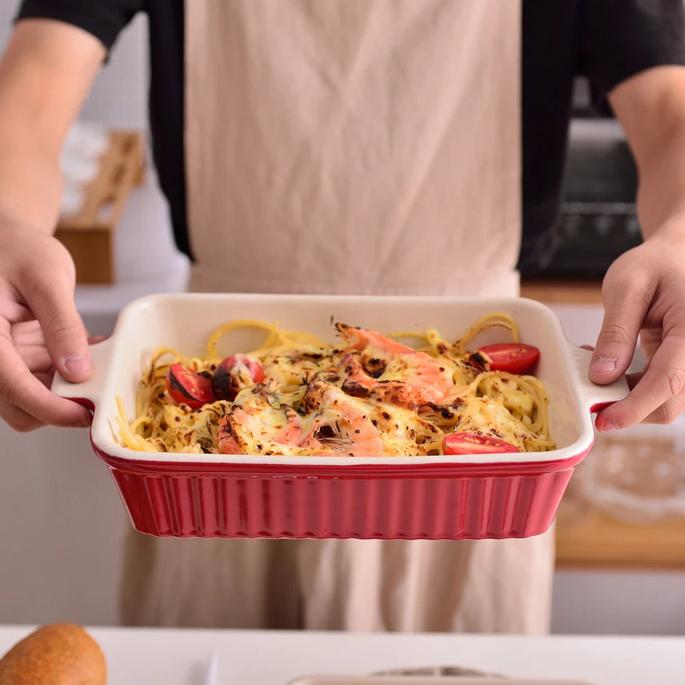 Malacasa Premium Ceramic Baking Dish Set