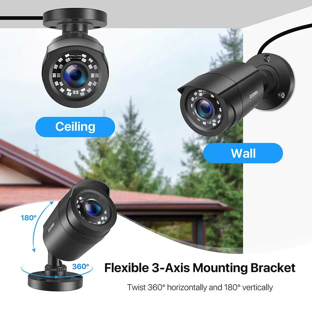 ZOSI 1080P Outdoor CCTV Security Camera