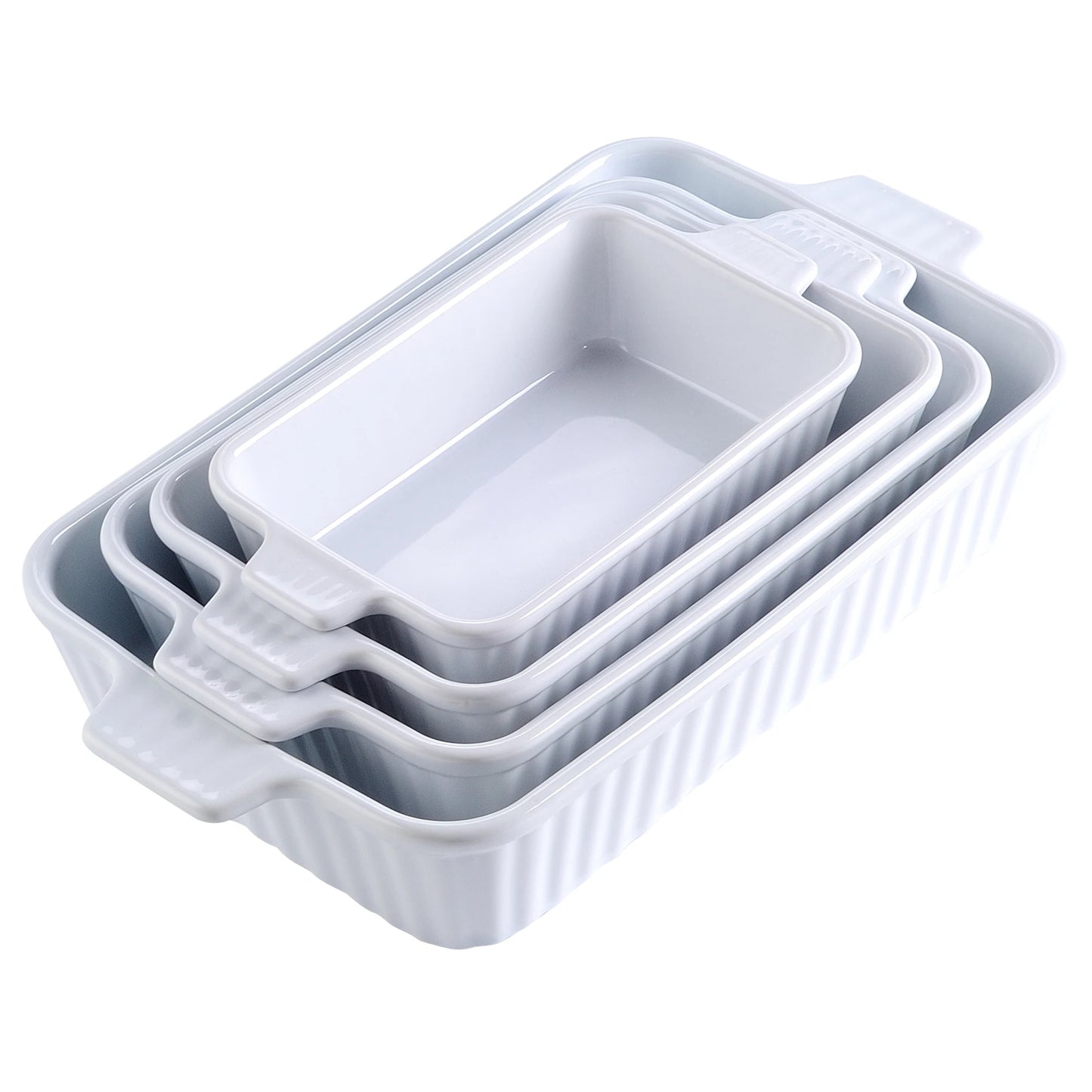 Malacasa Premium Ceramic Baking Dish Set