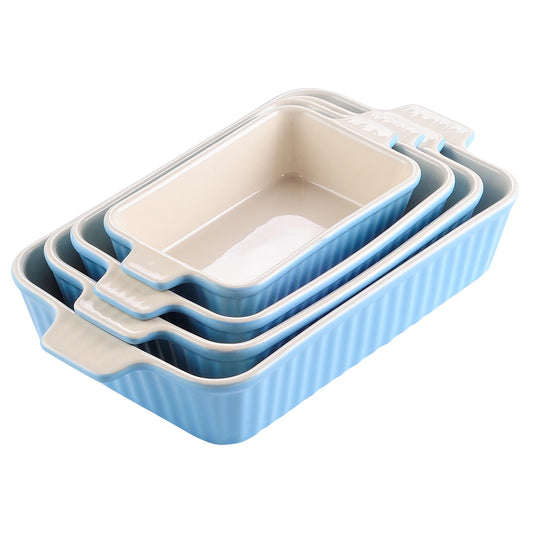 Malacasa Premium Ceramic Baking Dish Set