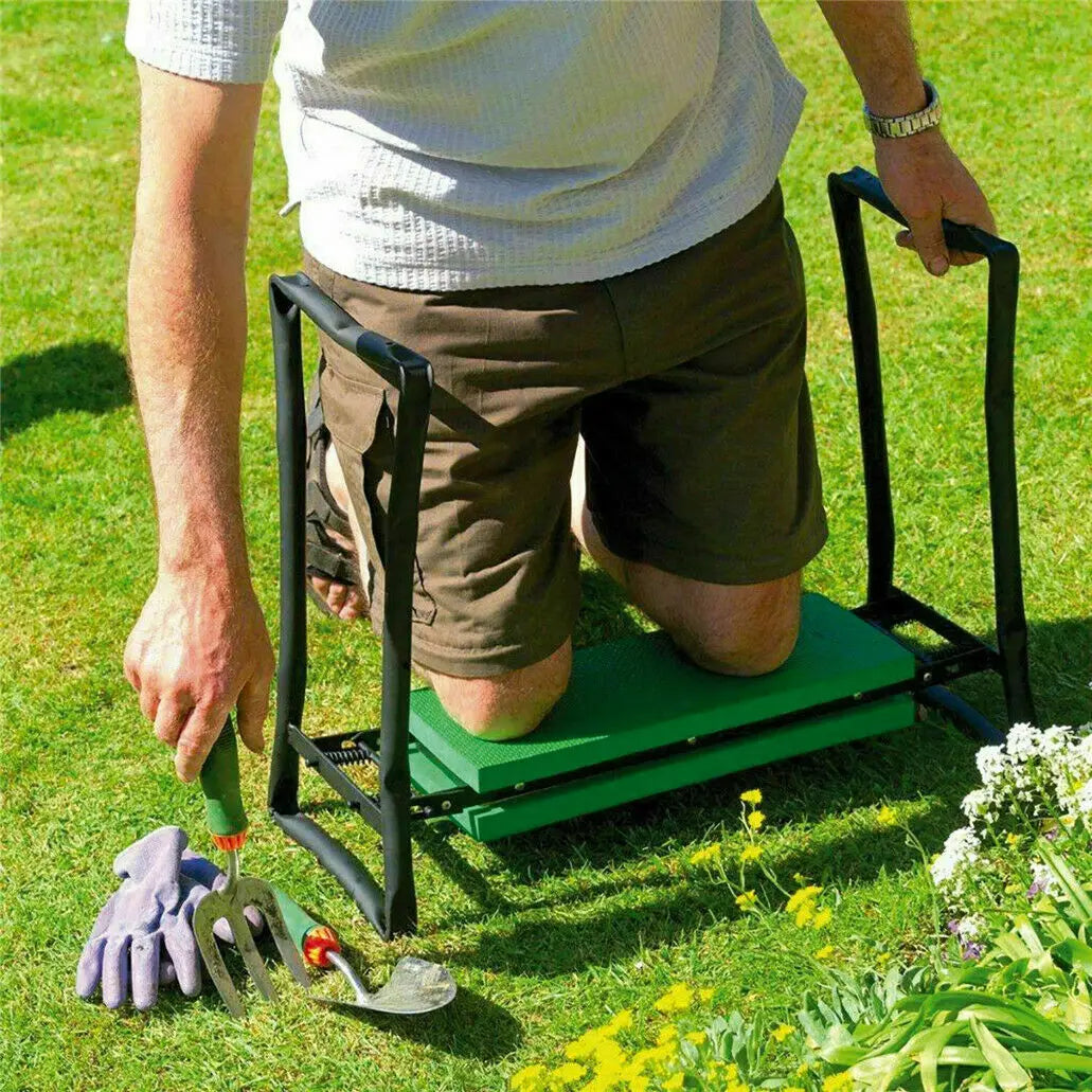 Foldable Steel Garden Kneeler Seat With Eva Pad