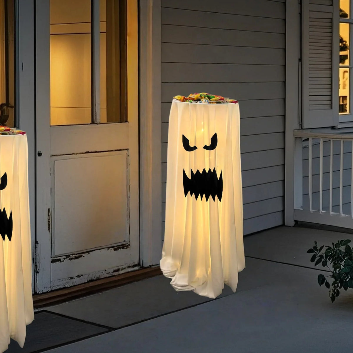 Halloween Ghost Candy Holder for Outdoor Decor