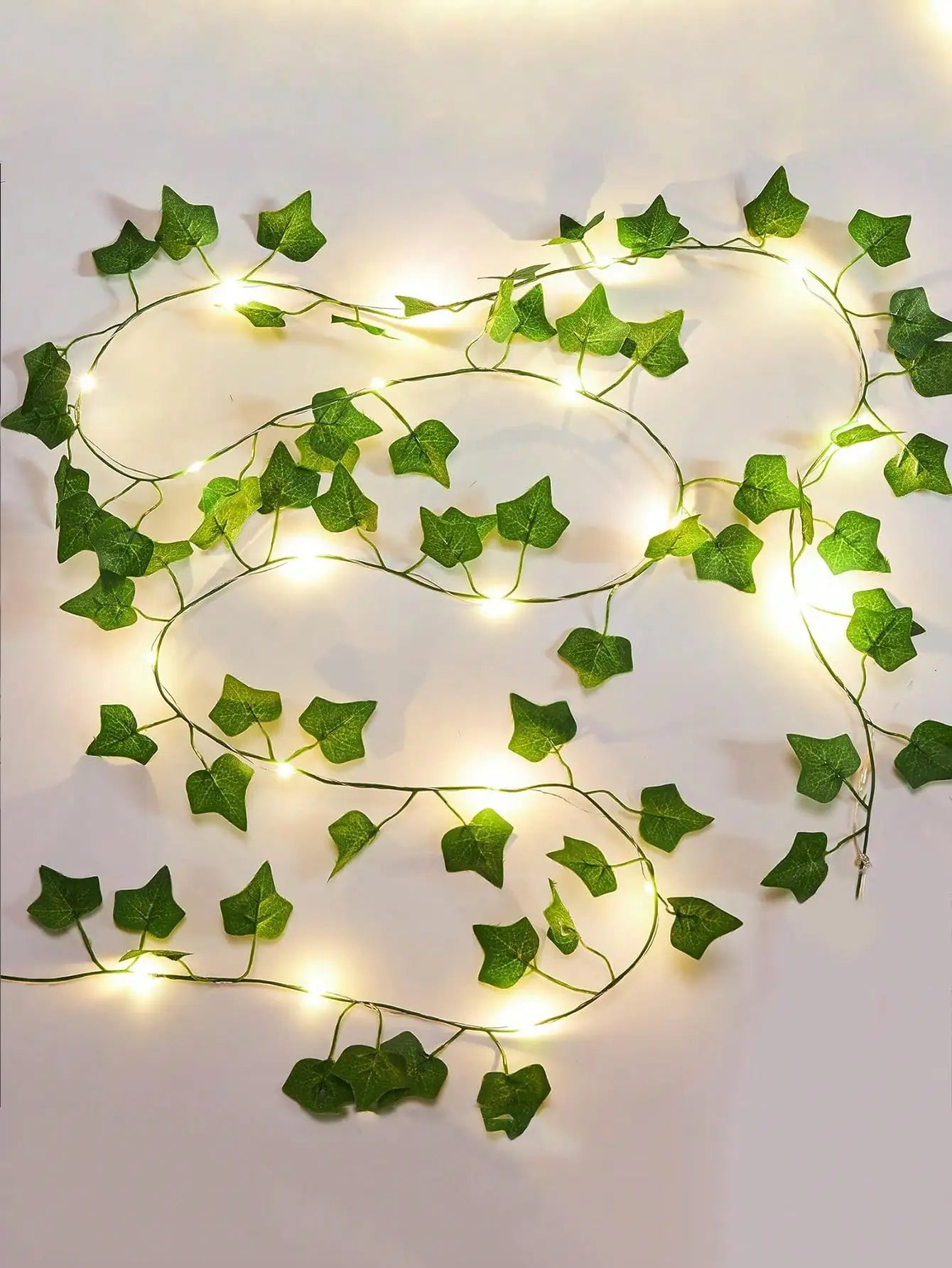 Battery Powered LED Ivy Vine Lights Home Garden Decor