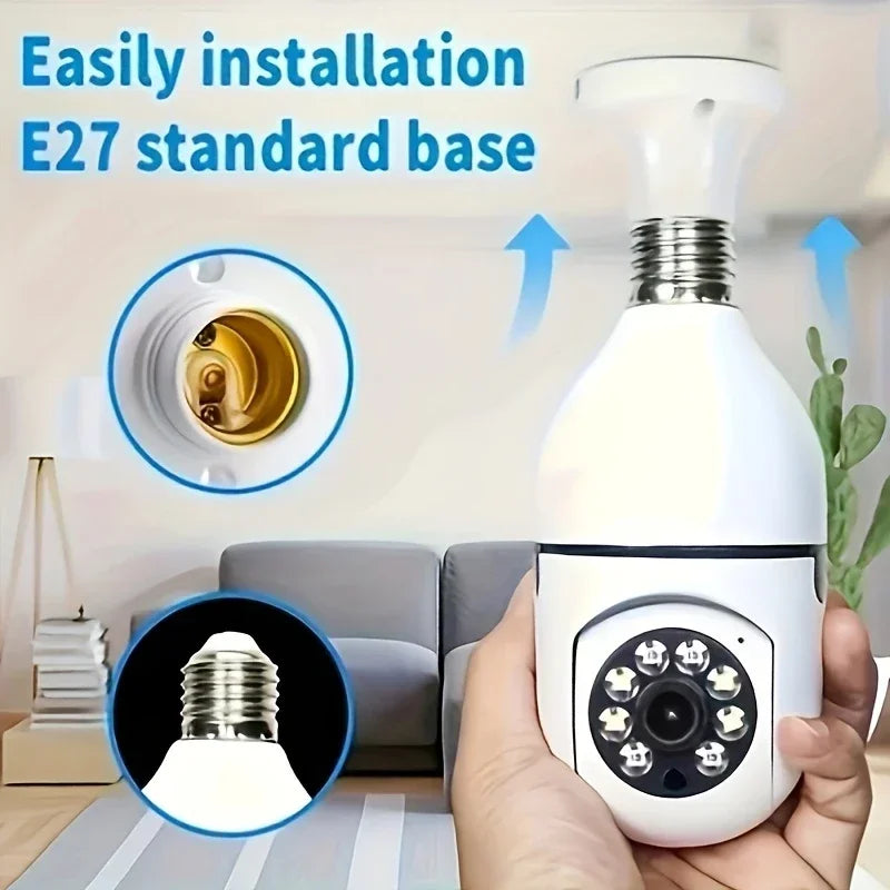 BoyKeep D115 E27 Light Bulb Security Camera WiFi Outdoor
