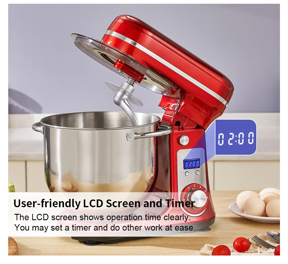 BioloMix Stand Mixer With Quiet Motor And Whisk