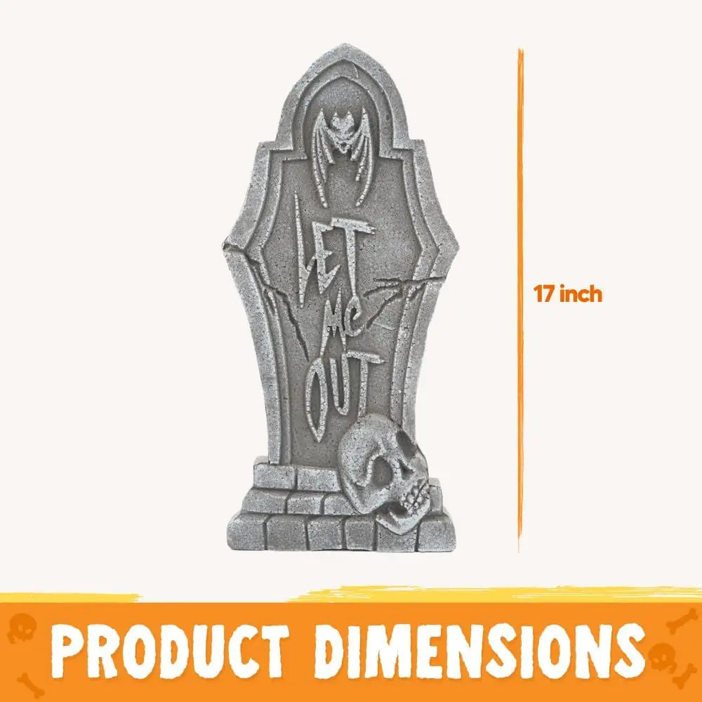 Halloween Foam Tombstones for Outdoor Graveyard Decor