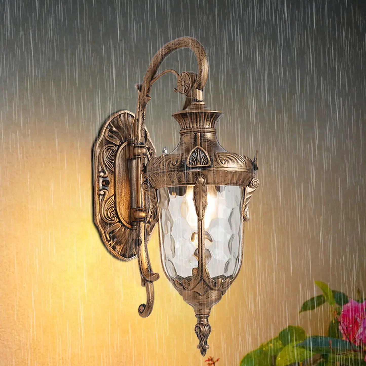 Bymaocar Waterproof Die-Cast Aluminum Outdoor Wall Sconce