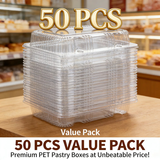 Disposable Pet Clamshell Food Containers For Takeout