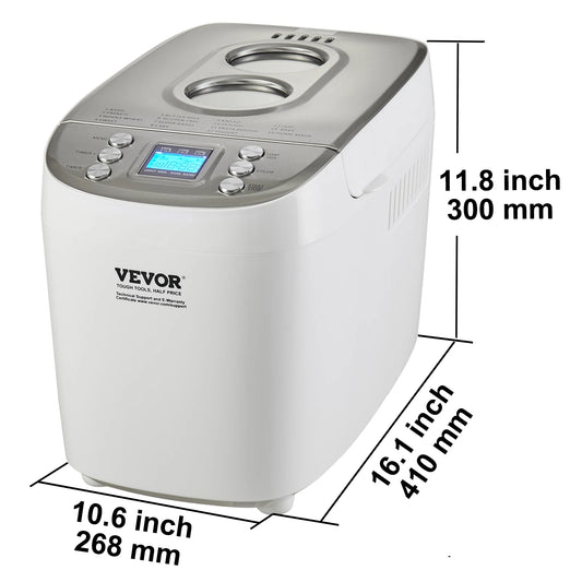 SucceBuy Automatic Bread Maker With Ceramic Pan
