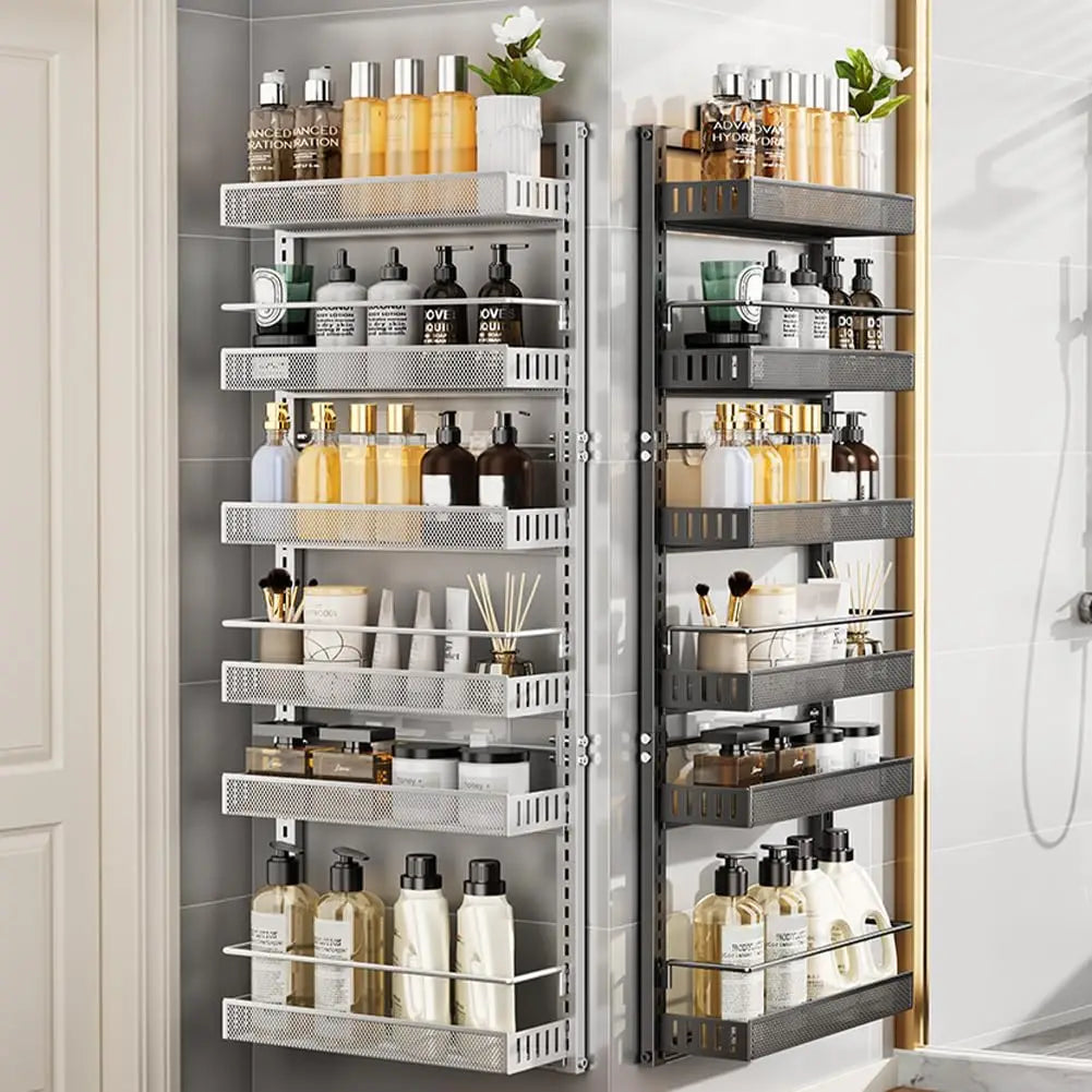 Adjustable Over Door Pantry Storage Organizer