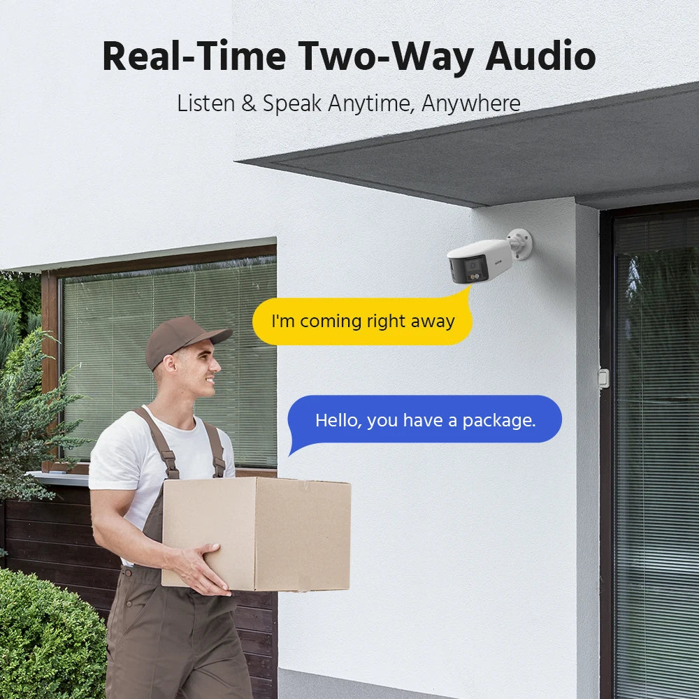 ANNKE 180 Degree 8MP Dual Lens PoE Camera With AI