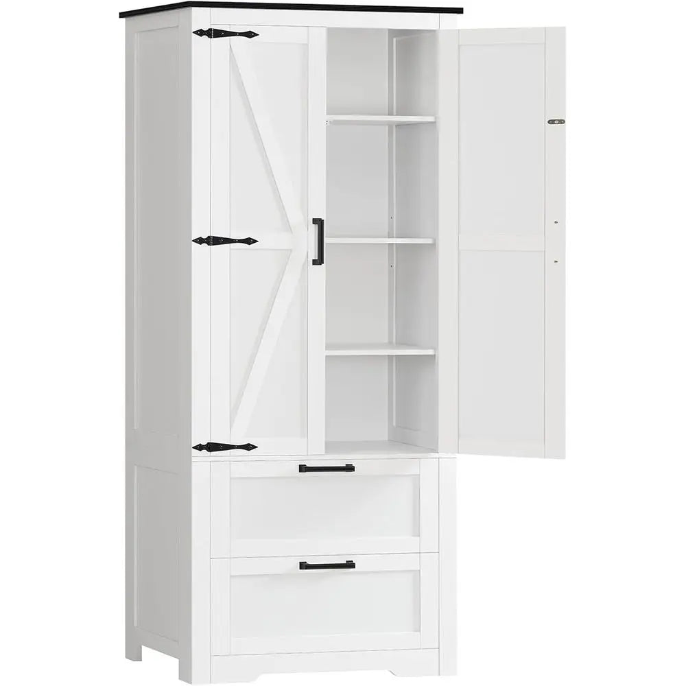 Storage Cabinet With Drawers And Adjustable Shelves