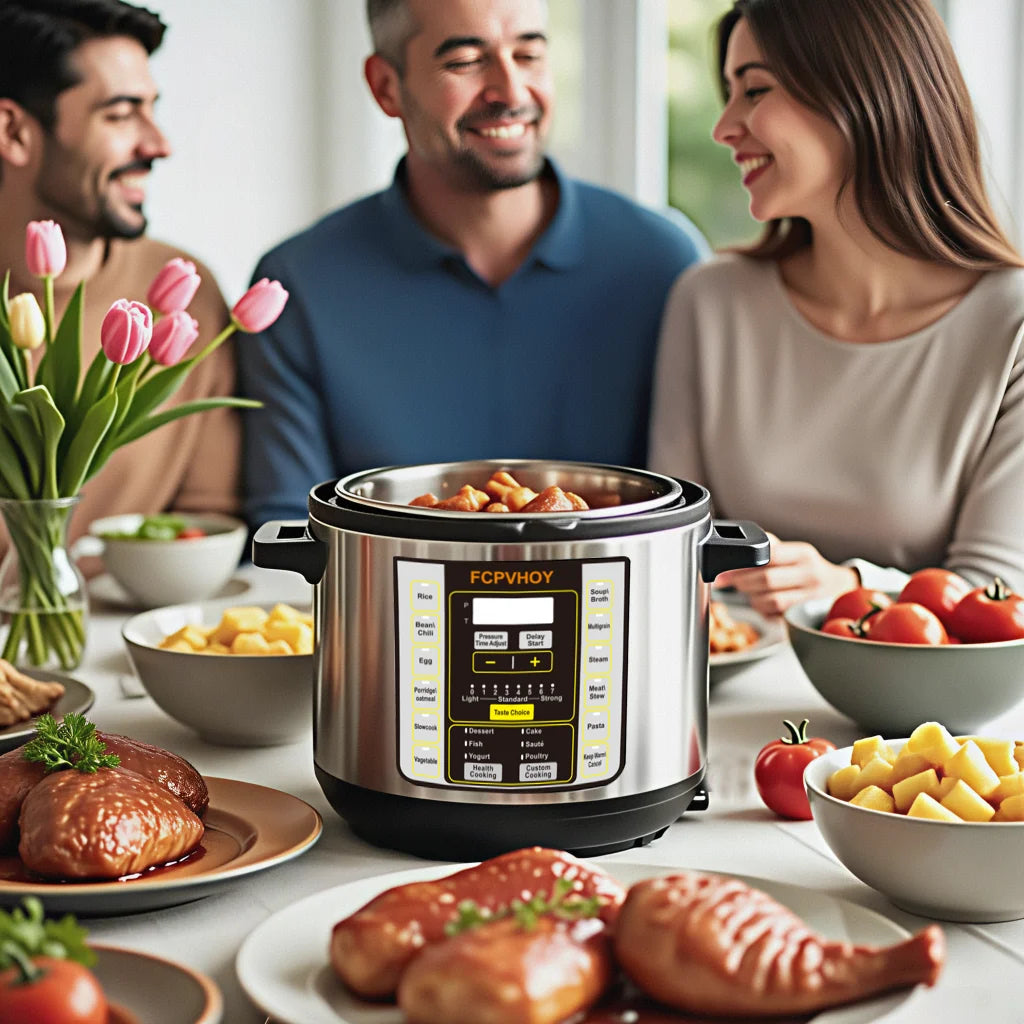 9in1 Electric Multi Cooker With 304 Stainless Steel Liner