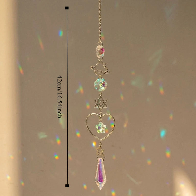 Crystal Dream Catcher Wind Chime Pendant