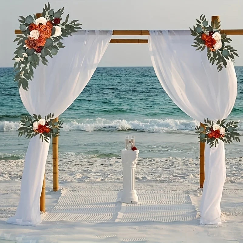 Artificial Wedding Arch Floral Swags for Ceremony