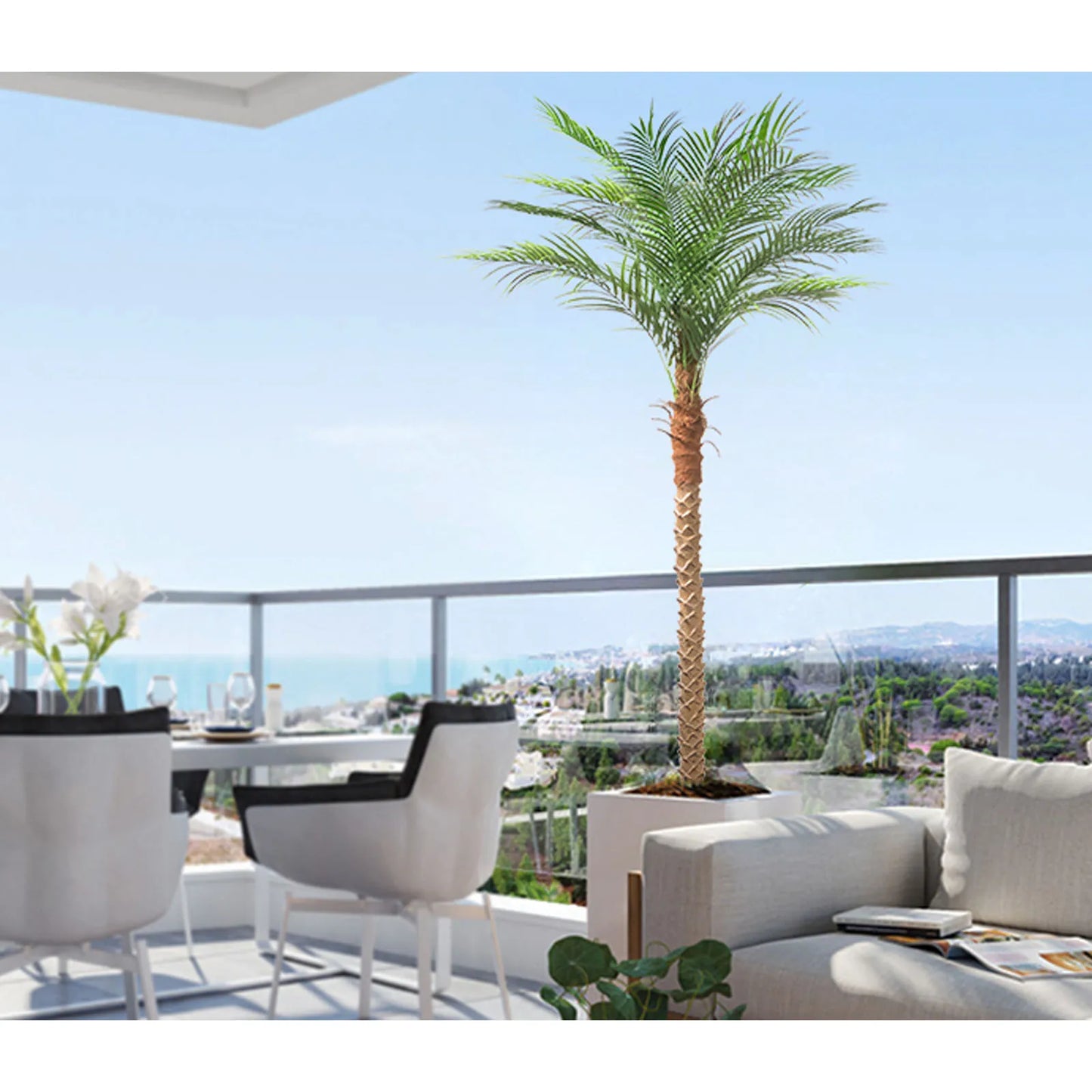Olitree Artificial Cane Palm Tree For Home Decor