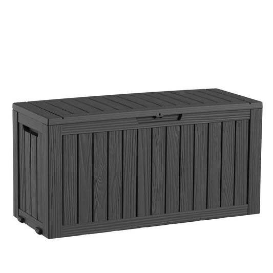 Outdoor Waterproof Storage Box With Wheels Lockable Lid