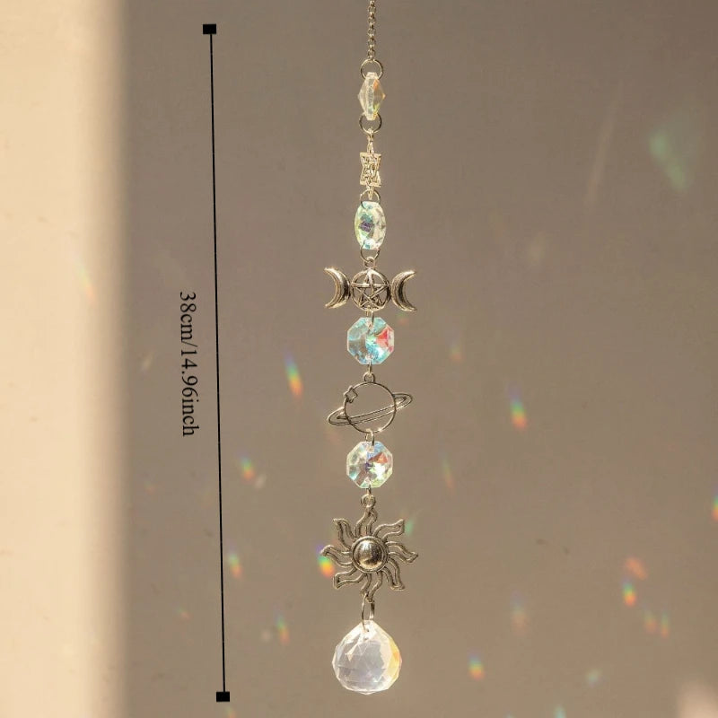 Crystal Dream Catcher Wind Chime Pendant