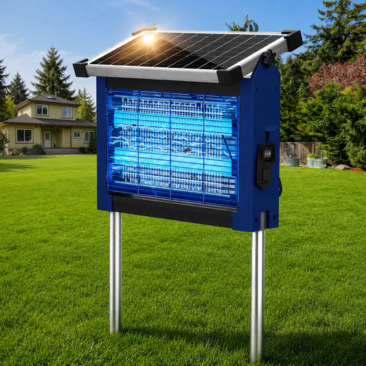 Solar Mosquito Zapper Cordless Outdoor Waterproof