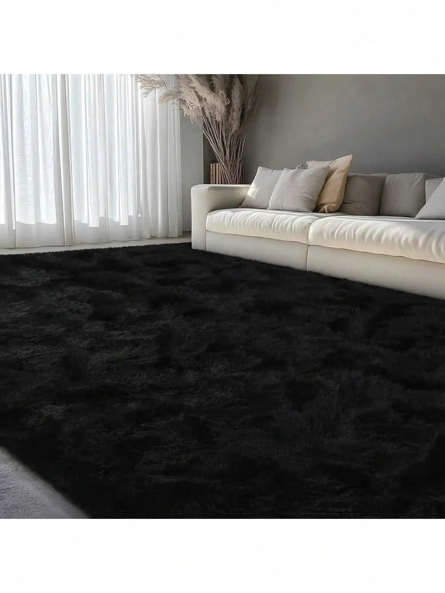 eluckya Plush And Thick Long-Pile Carpet, Super Soft And Comfortable Rug, Non-Slip Thick Pile Carpet, Suitable For Bedrooms, Living Rooms, Bathrooms, Dorm Rooms, Room Decor, Kitchen Essentials, Family Gatherings, Valentine's
