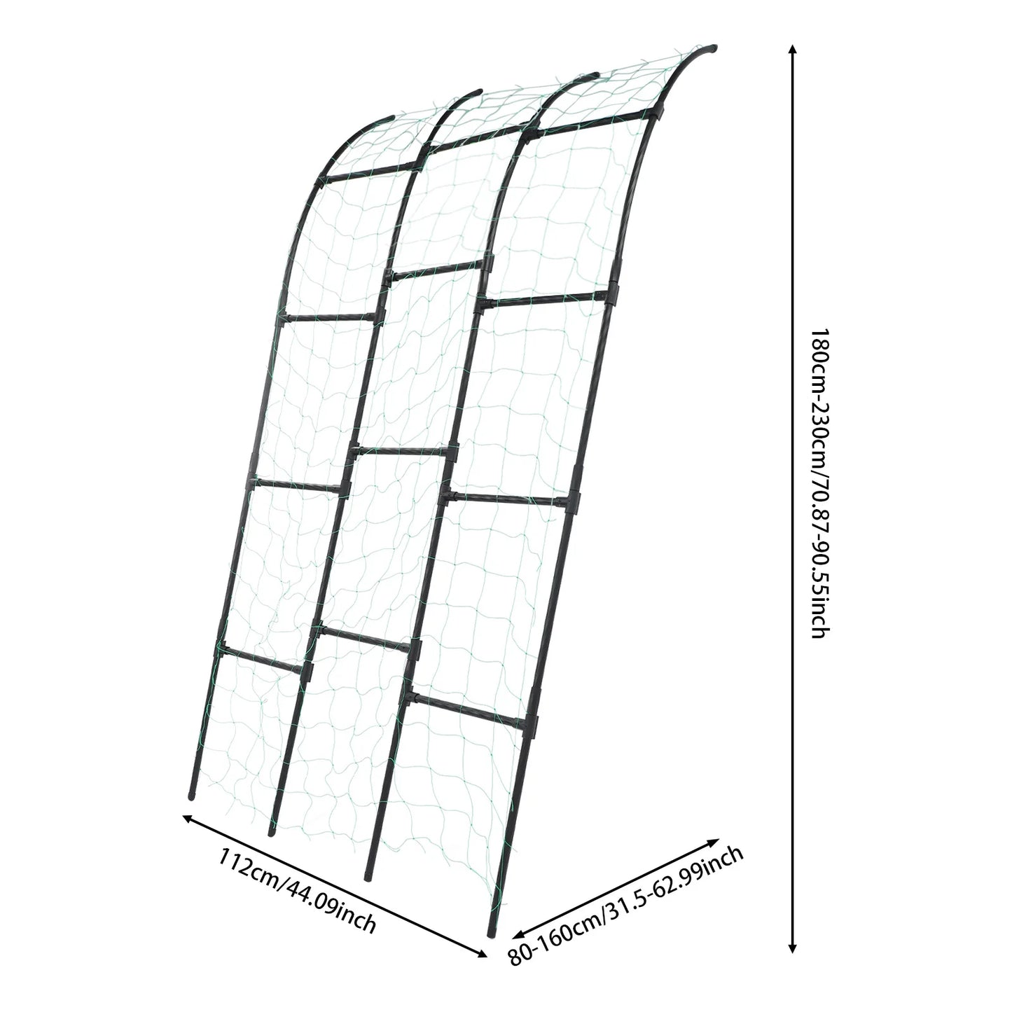Metal Garden Arch Trellis For Vegetables And Climbing Plants