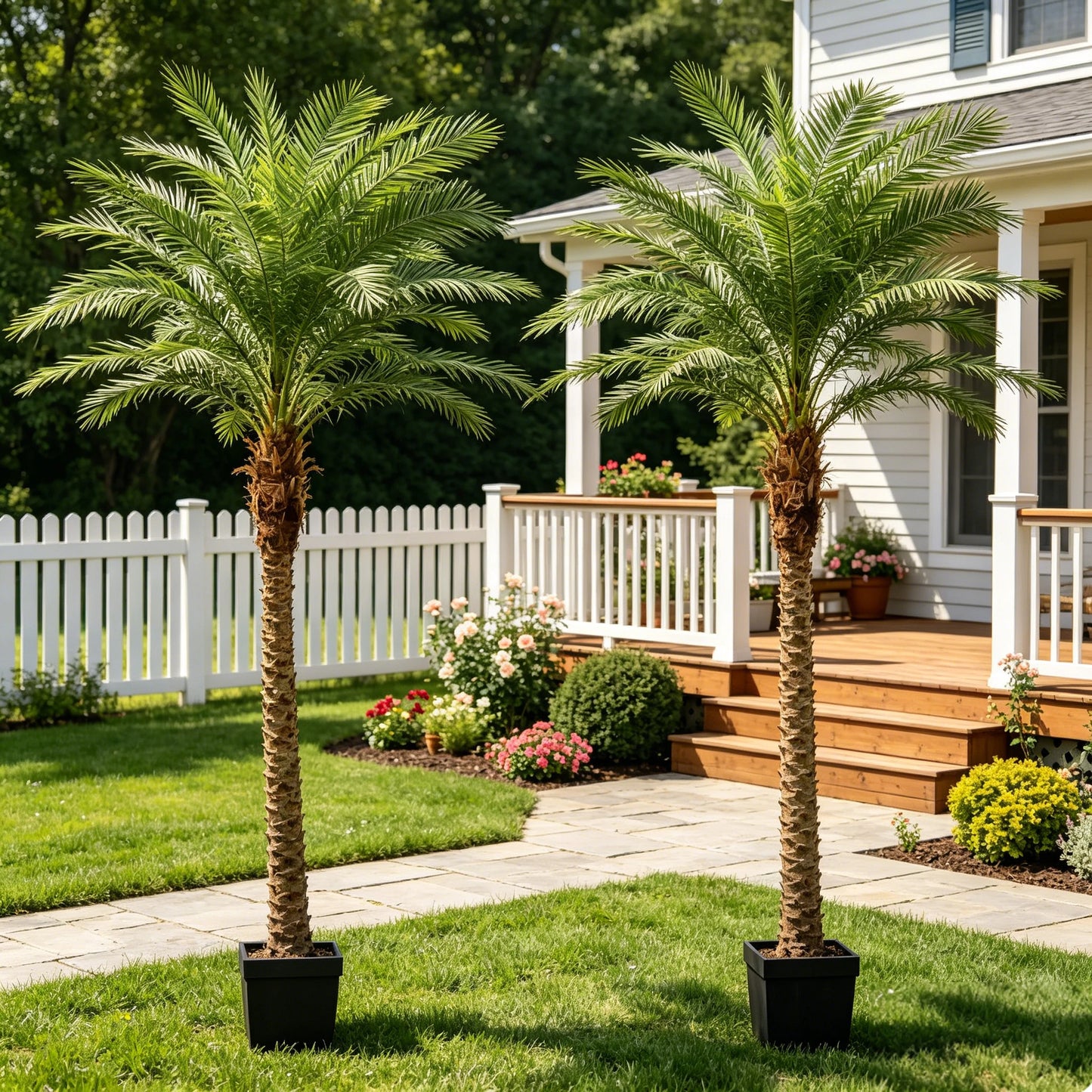 Olitree Artificial Cane Palm Tree For Home Decor