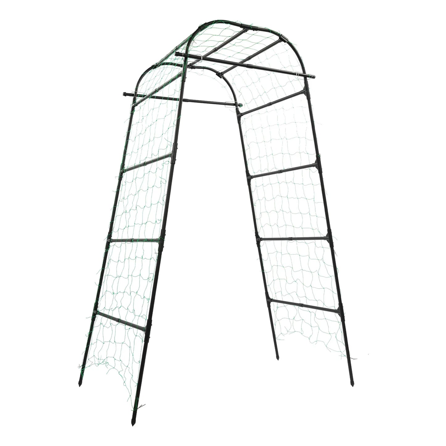 Metal Garden Arch Trellis 80*90*210CM Vegetable Plant Climbing Frame for Wedding Party Climbing Plant Outdoor Indoor