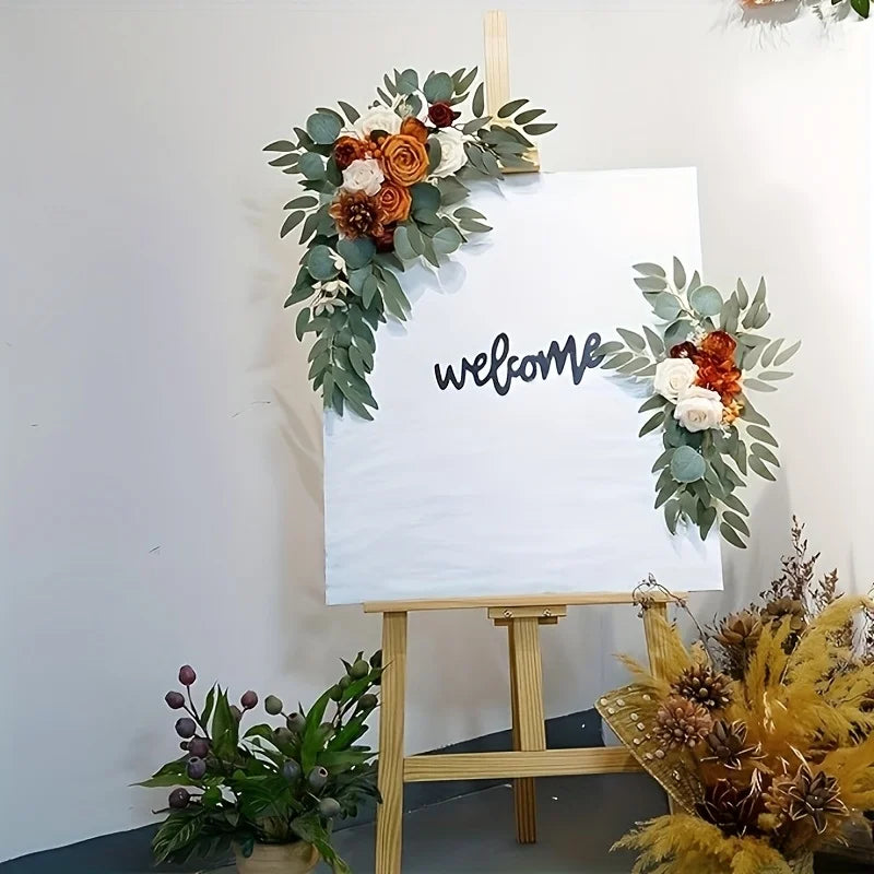 Artificial Wedding Arch Floral Swags for Ceremony