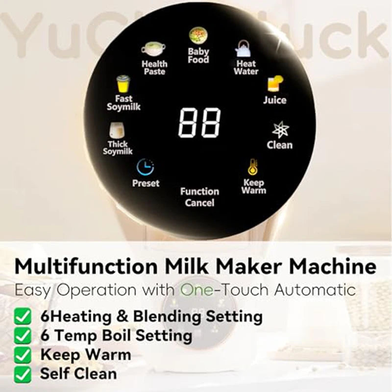 Automatic Soy Milk Maker And Blender With Timer