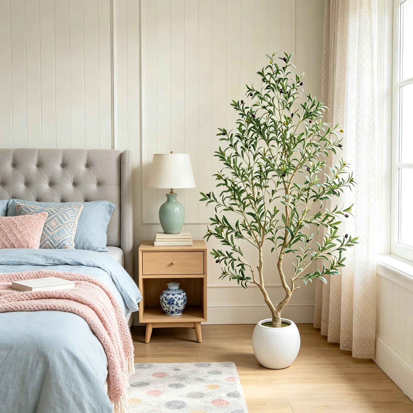 Olitree Artificial Olive Tree With Decorative Planter
