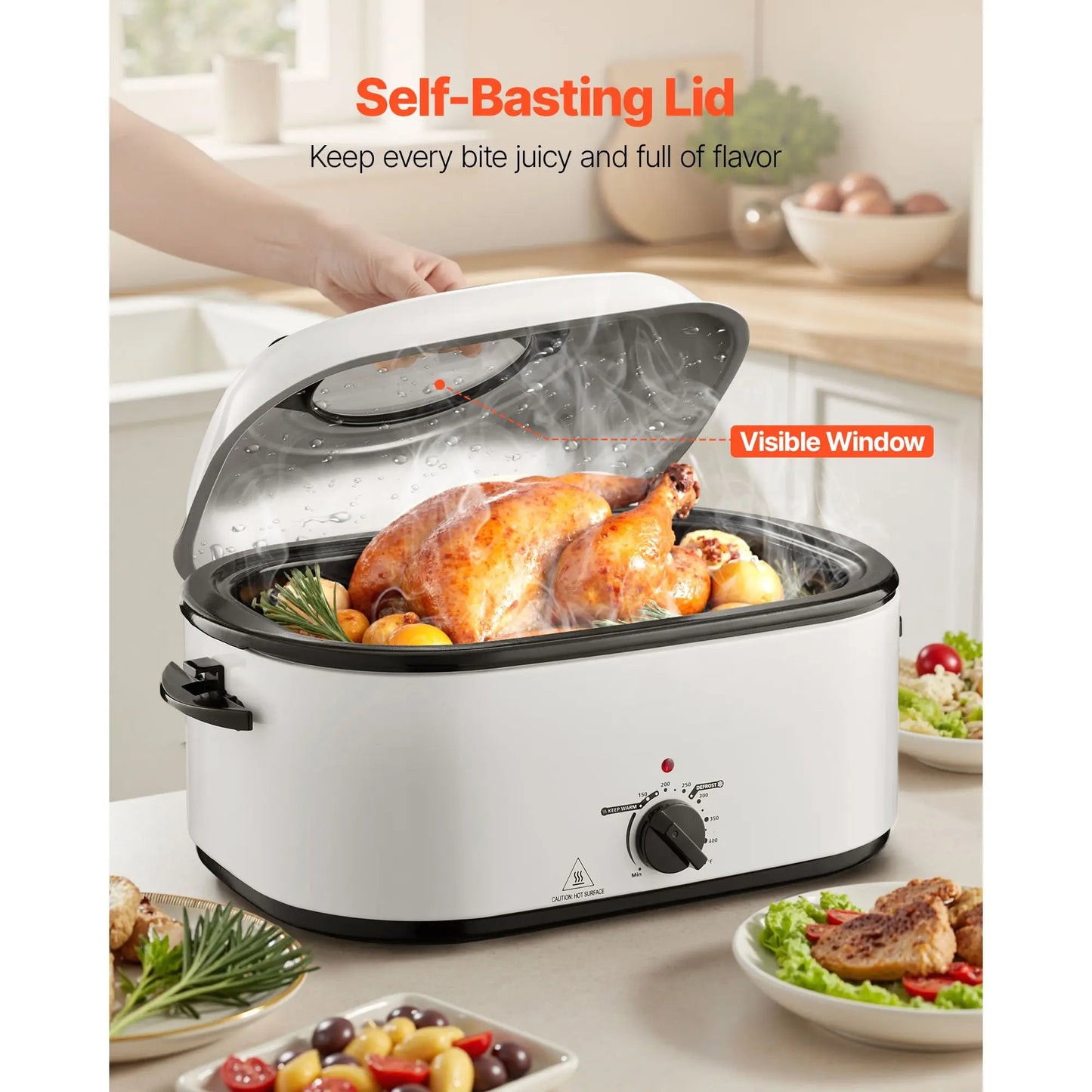 Electric Roaster Oven With Temperature Control