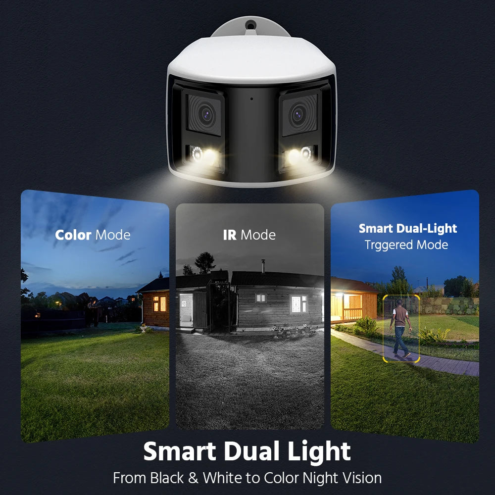 ANNKE 180 Degree 8MP Dual Lens PoE Camera With AI