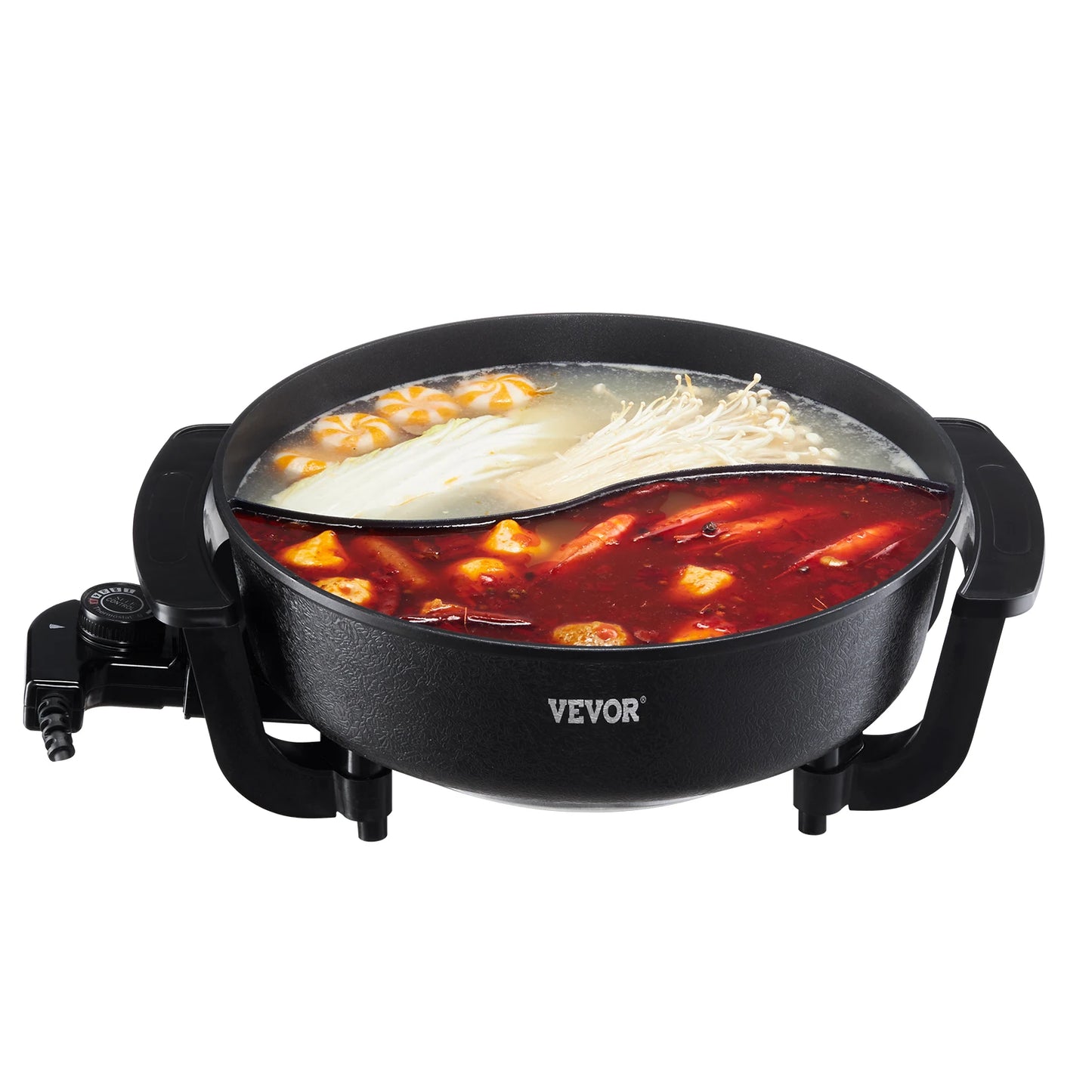 SucceBuy Dual Flavor Electric Hot Pot With Divider
