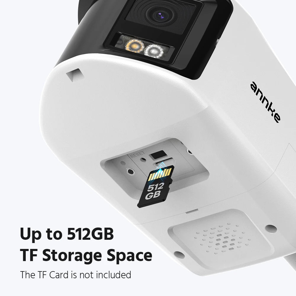 ANNKE 180 Degree 8MP Dual Lens PoE Camera With AI