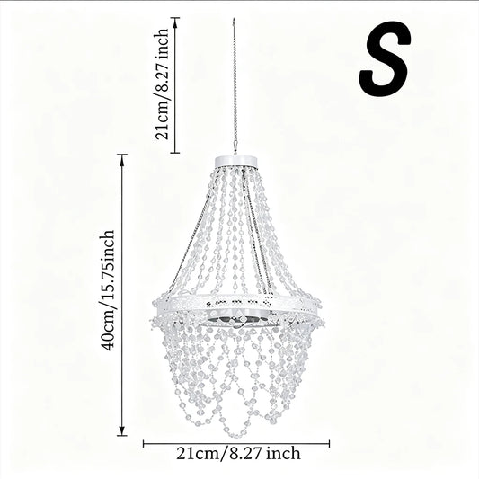Solar Crystal Outdoor Hanging Chandelier Light