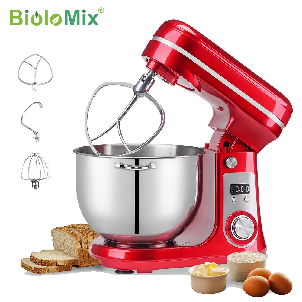 BioloMix Stand Mixer With Quiet Motor And Whisk