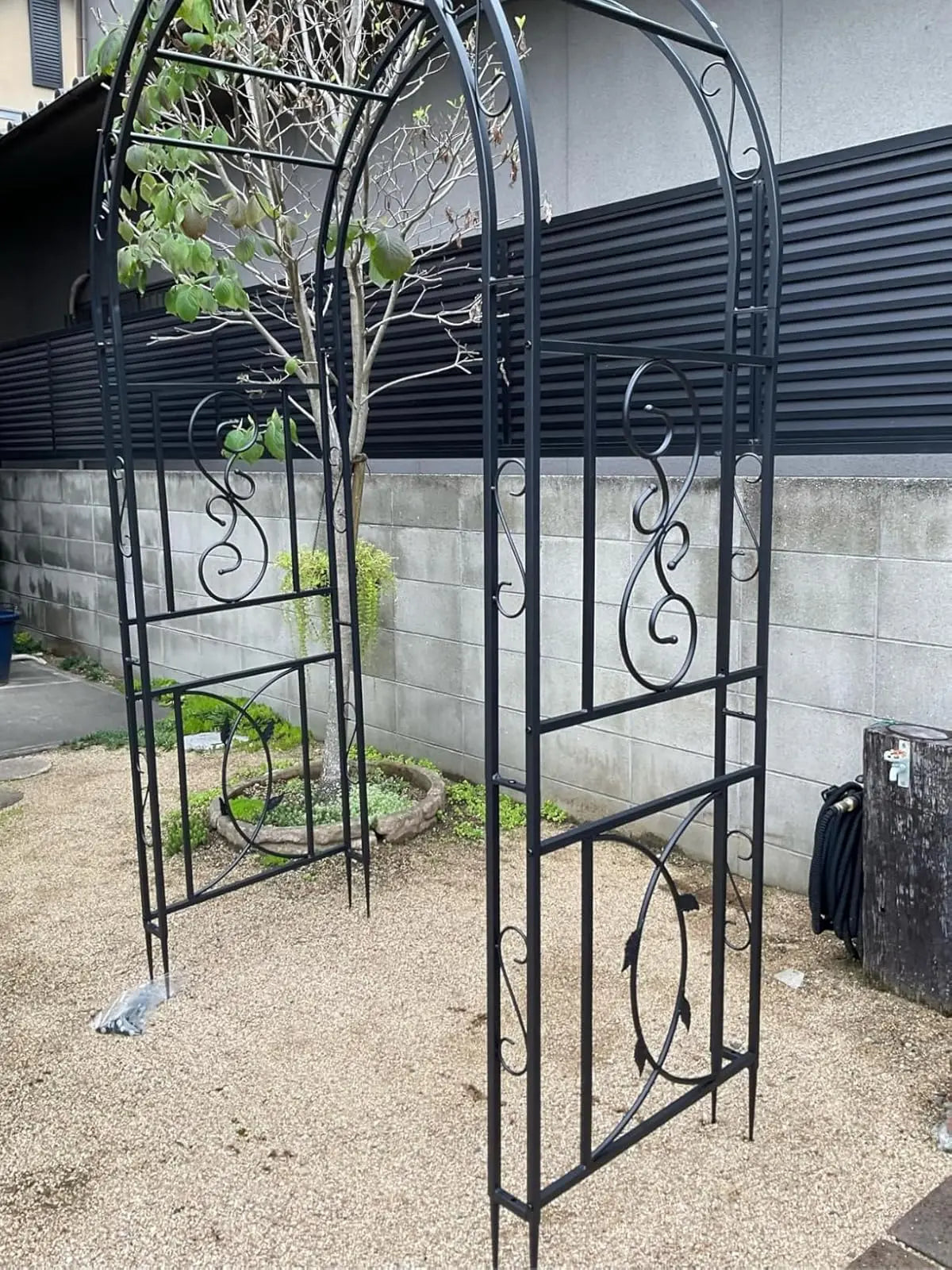 Heavy Duty Metal Garden Arbor Plant Arch Trellis