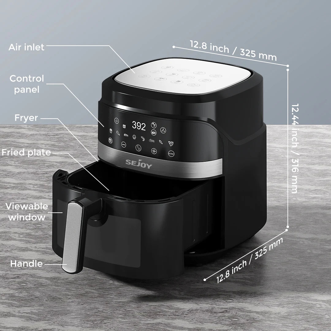 Sejoy Multifunction Air Fryer With Ceramic Coating