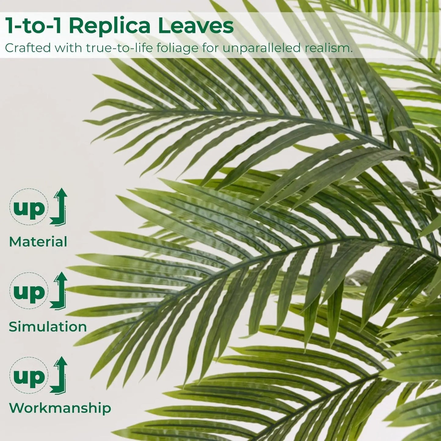 Olitree Artificial Cane Palm Tree For Home Decor