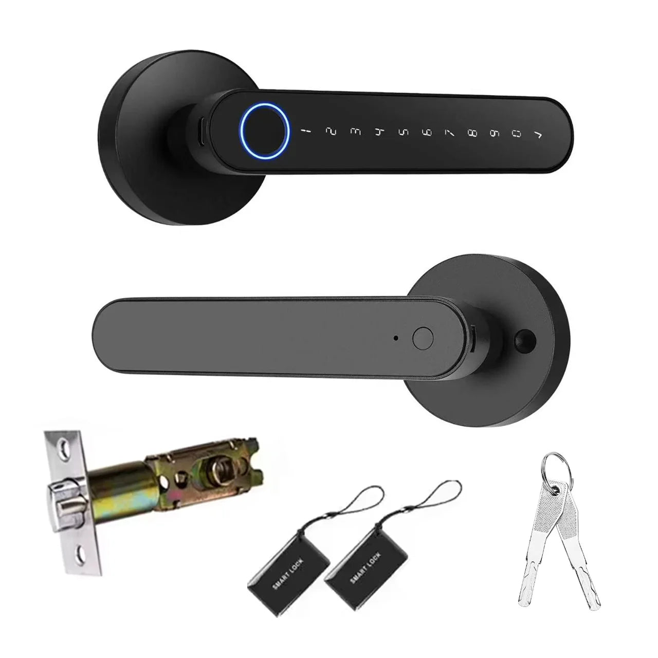 DSKDFTY Keyless Fingerprint Door Lock With Biometric Access