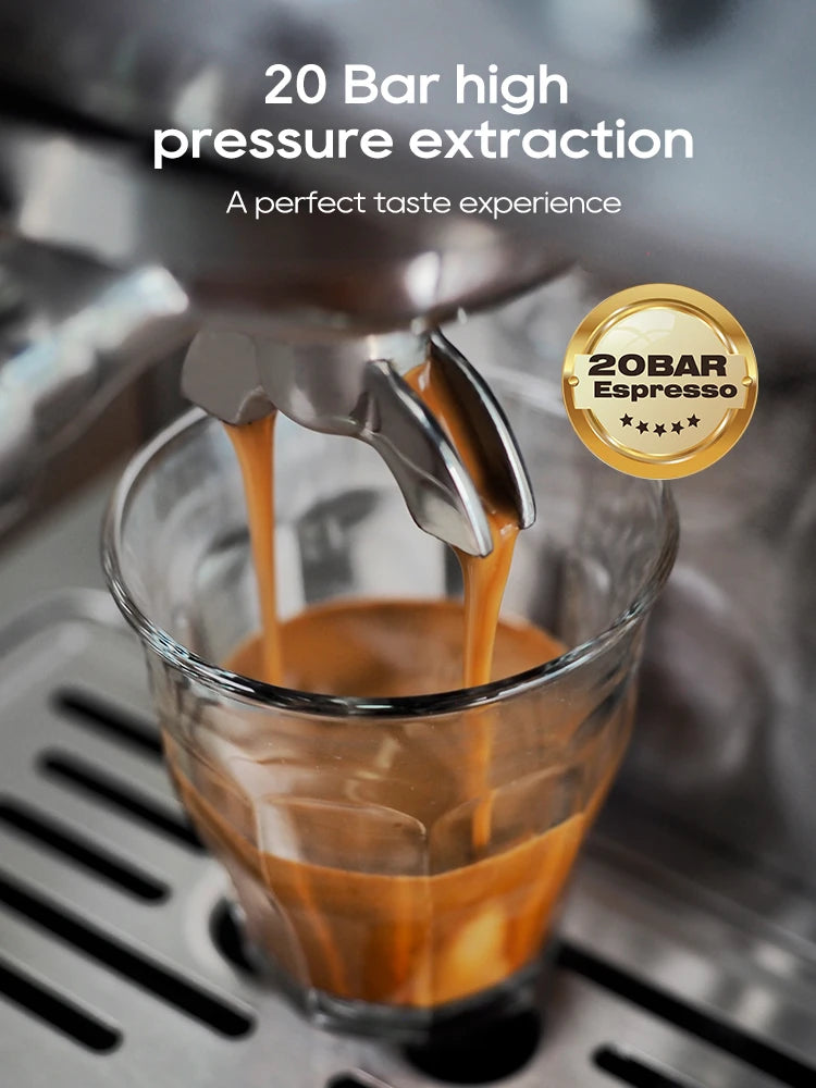 HiBREW 20 Bar Semi Automatic Espresso Coffee Machine