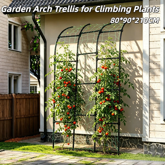 Metal Garden Arch Trellis For Vegetables And Climbing Plants